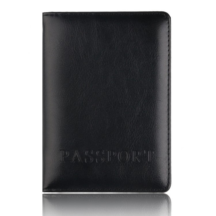 High-end leather passport holder and ticket holder book