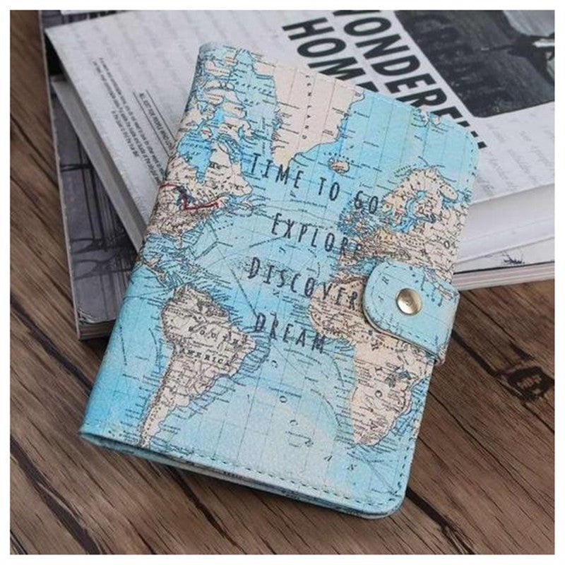Premium travel leather passport holder