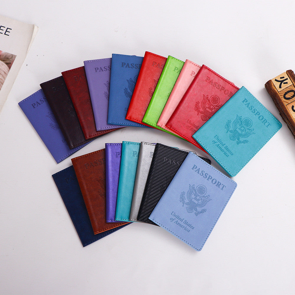 Multifunctional leather passport holder and card holder